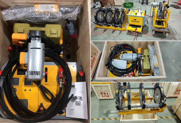 Professional Shipment of Hot Melt Fusion Welding Machines for Water Pipes to Our Iranian Client