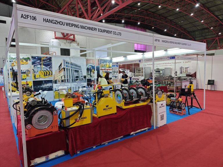 Welping Machinery at the exhibition site in Indonesia